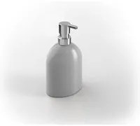 Dispenser Sapone da Appoggio Grigio Nebbia in Porcellana Mod. Bird