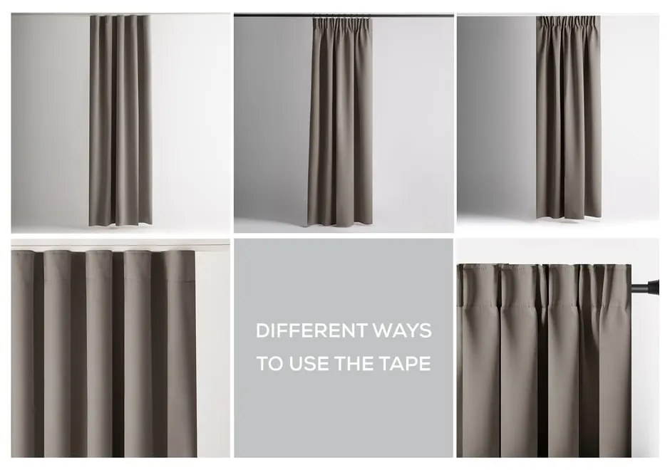 Tenda parzialmente oscurante greige 140x245 cm Kierra – Restilo