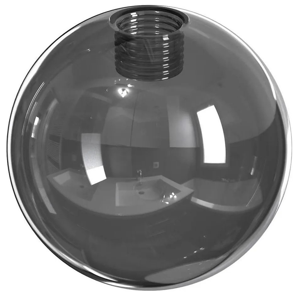 Paralume di ricambio per lampadario e applique ROSSI pr. 14 cm grigio/fumo