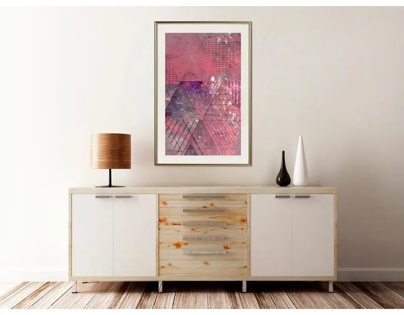 Poster Pink Patchwork III