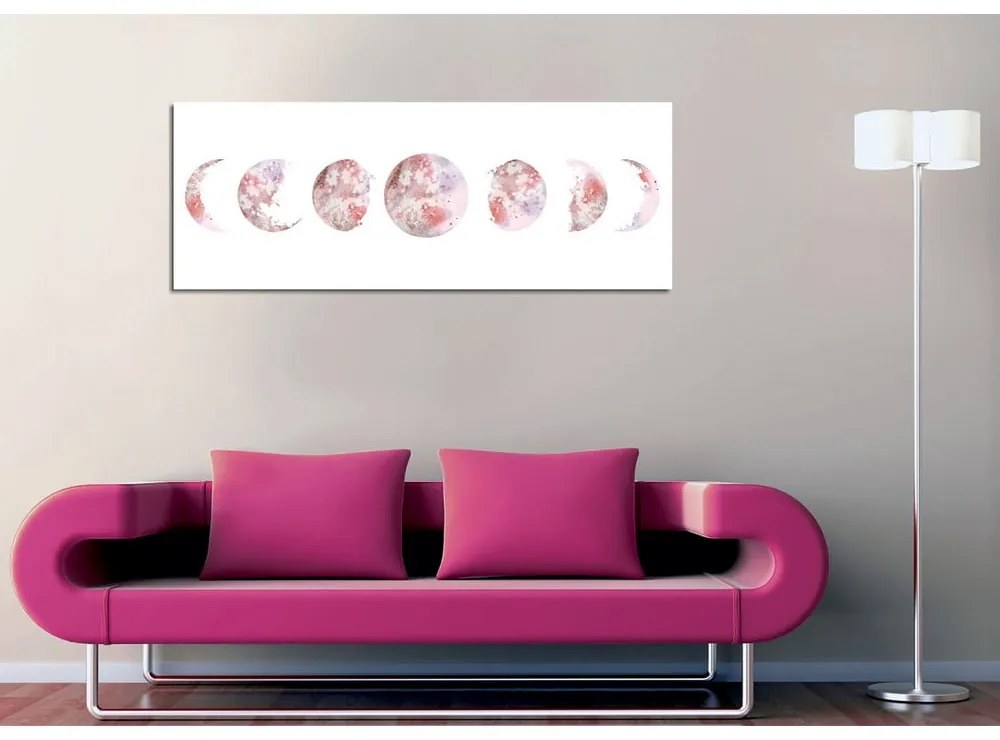 Dipinto 80x30 cm Moon - Wallity