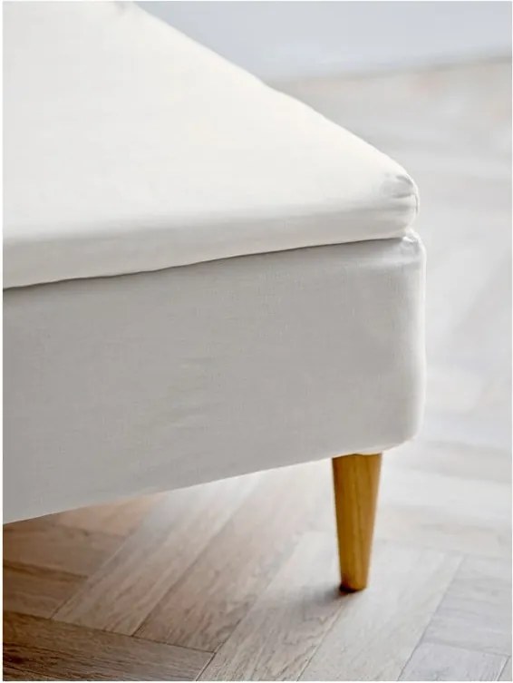 Lenzuolo con angoli bianco in cotone 180x200 cm Calm – Södahl