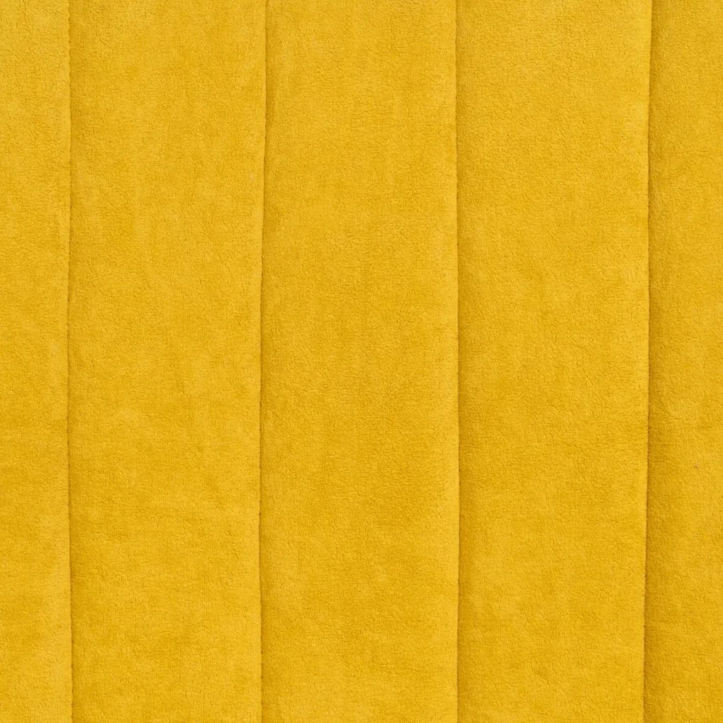 Poltrona 63 x 50 x 83 cm Tessuto Sintetico Legno Giallo