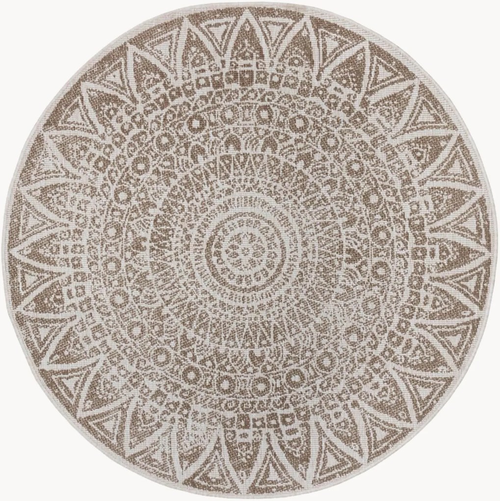 Tappeto rotondo reversibile in & outdoor Lilja