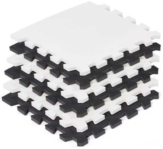 KINDERKRAFT - Puzzle in foam LUNO 30 pezzi nero/bianco