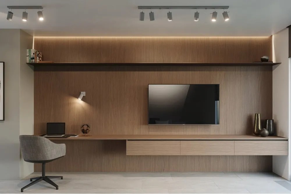 Lampada da soffitto grigia, lunghezza 45 cm Etna - Sollux