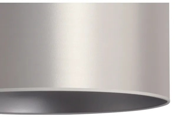 Duolla - Lampadario a sospensione con filo CANNES 1xE27/15W/230V diametro 50 cm argento