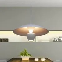 Lampadario moderno LED 11W pendente BIANCO lampada minimal industriale luce 3000K tavolo cucina 230V COLORE BIANCO