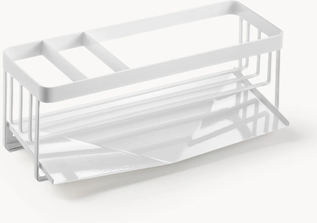 Porta spugna e porta bottiglia in metallo Tower