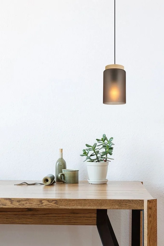 Lampada APP1810-1CP Frosted Grey