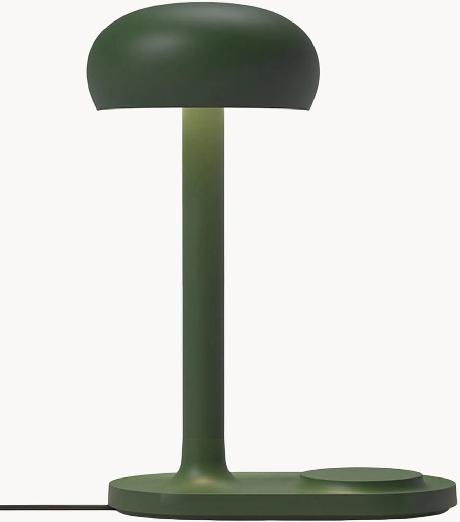 Lampada dimmerabile Emendo con caricatore wireless Qi