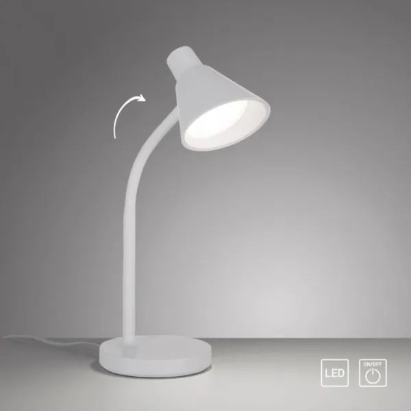 JUST LIGHT. 11248-16 - Lampada da tavolo flessibile a LED PIXIE LED/4,5W/230V bianca