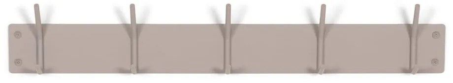 Attaccapanni da parete grigio tortora in metallo 70 cm Fusion – Spinder Design
