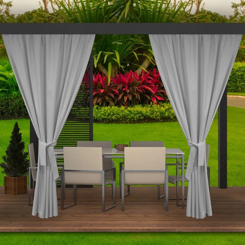 Tenda grigia da giardino di qualità per il gazebo 155 x 240 cm