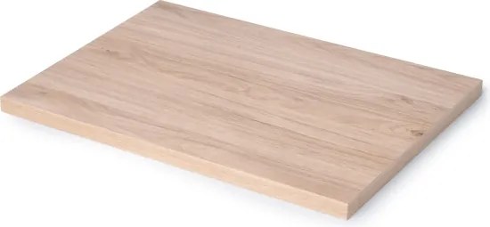 Piano d'appoggio finitura rovere per tavolo 115x75 cm in legno