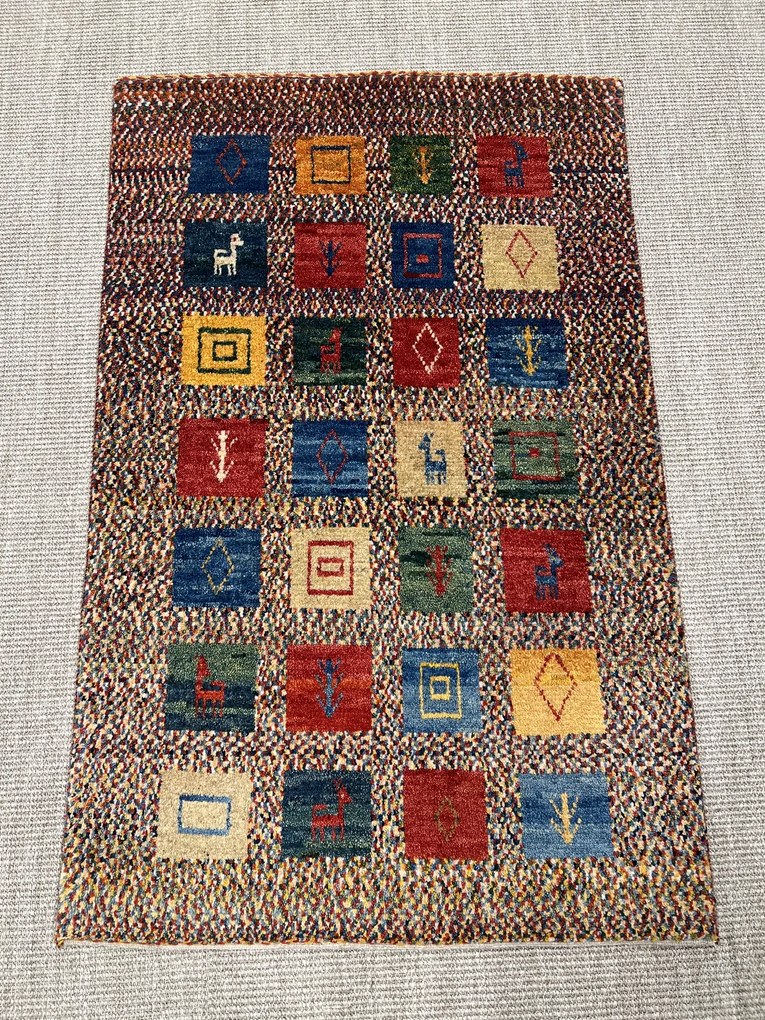 Gabbeh Tappeto persiano 80x120 (Iran) Annodato A Mano