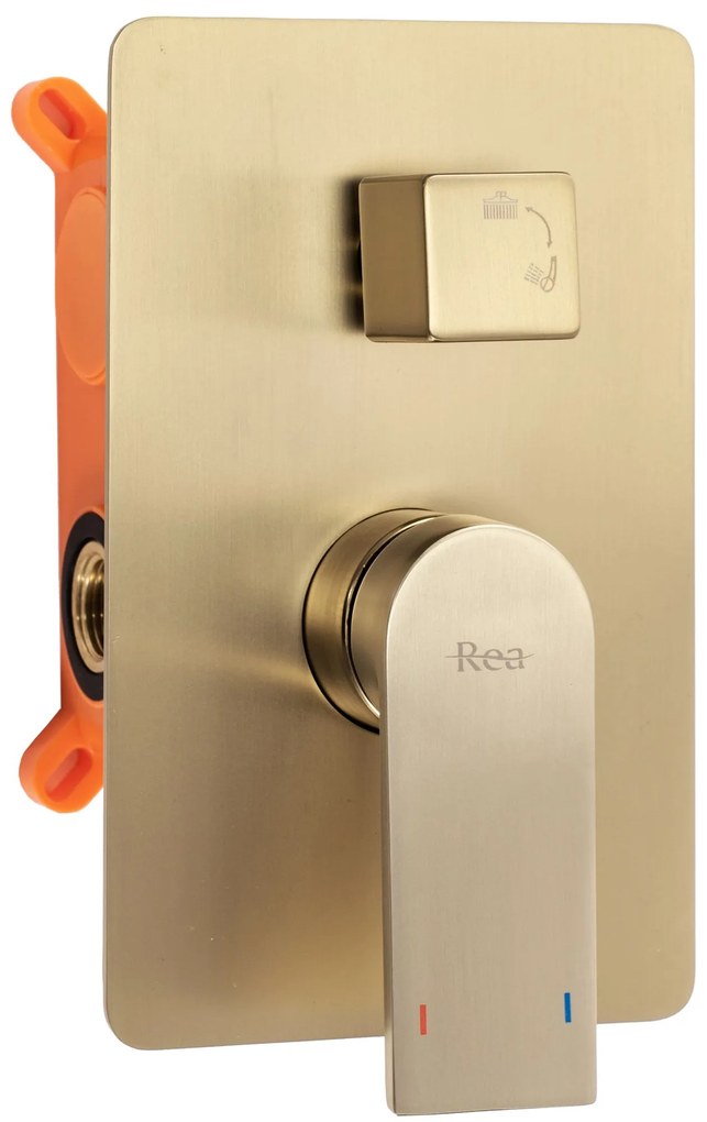 Set doccia da incasso Rea Verso BRUSH GOLD BOX
