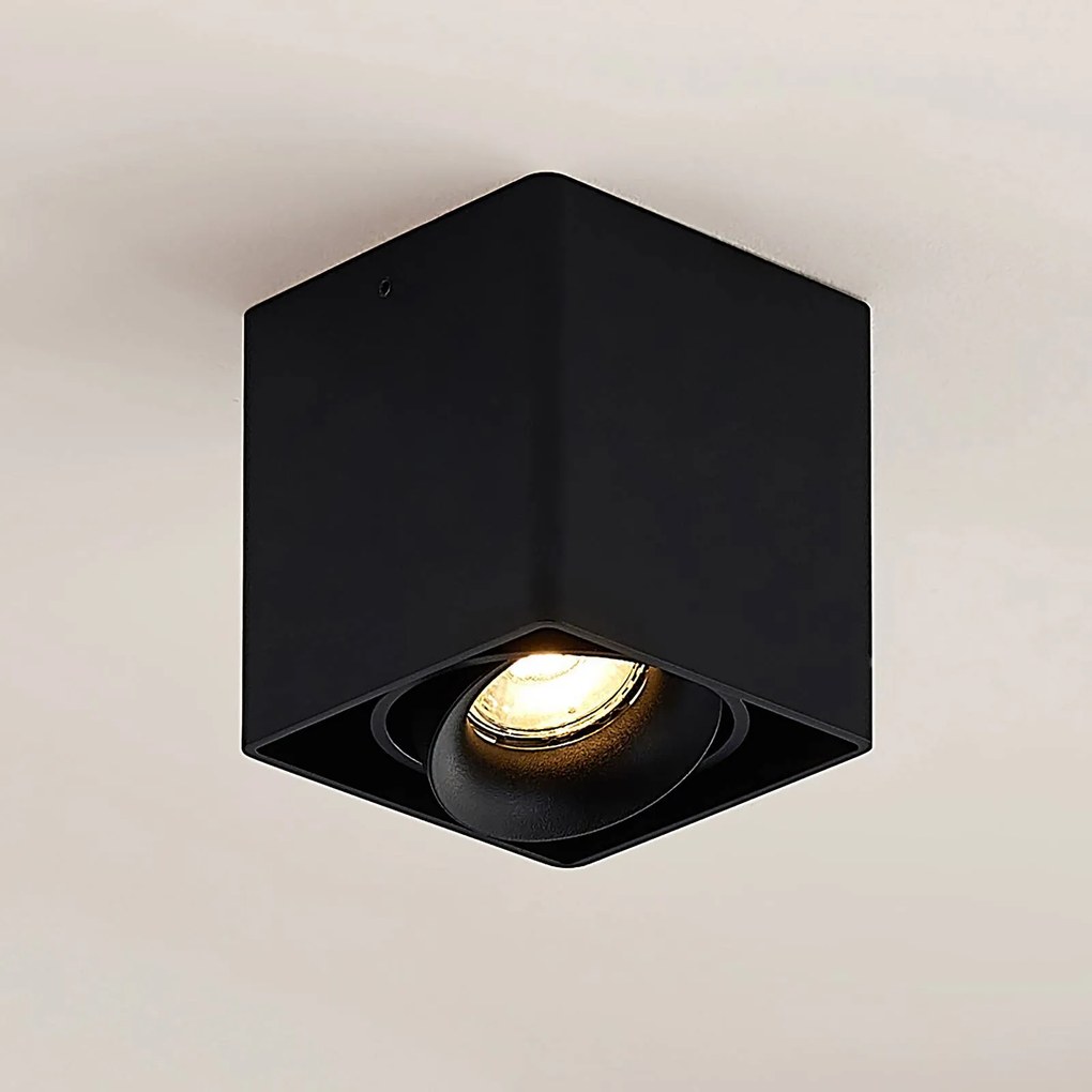 Arcchio Kubika, faretto GU10, a 1 luce, nero