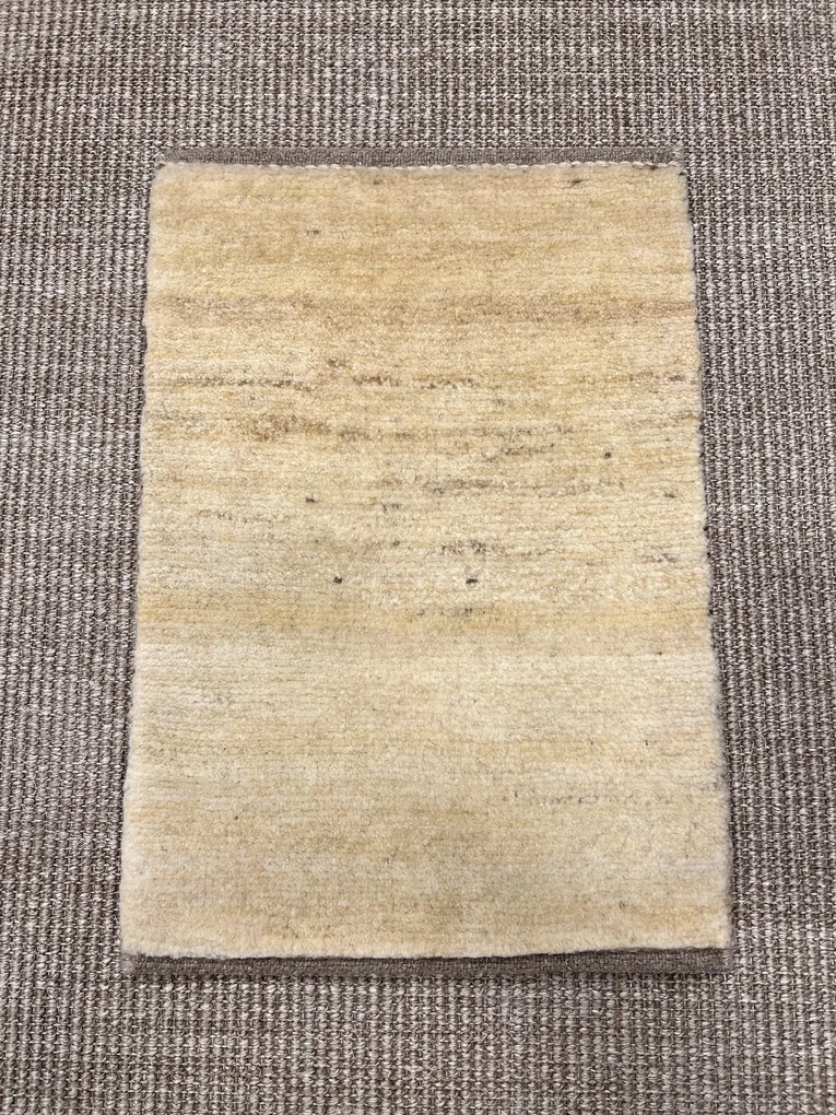 Gabbeh Tappeto 60x40 Beige (Iran) Annodato A Mano