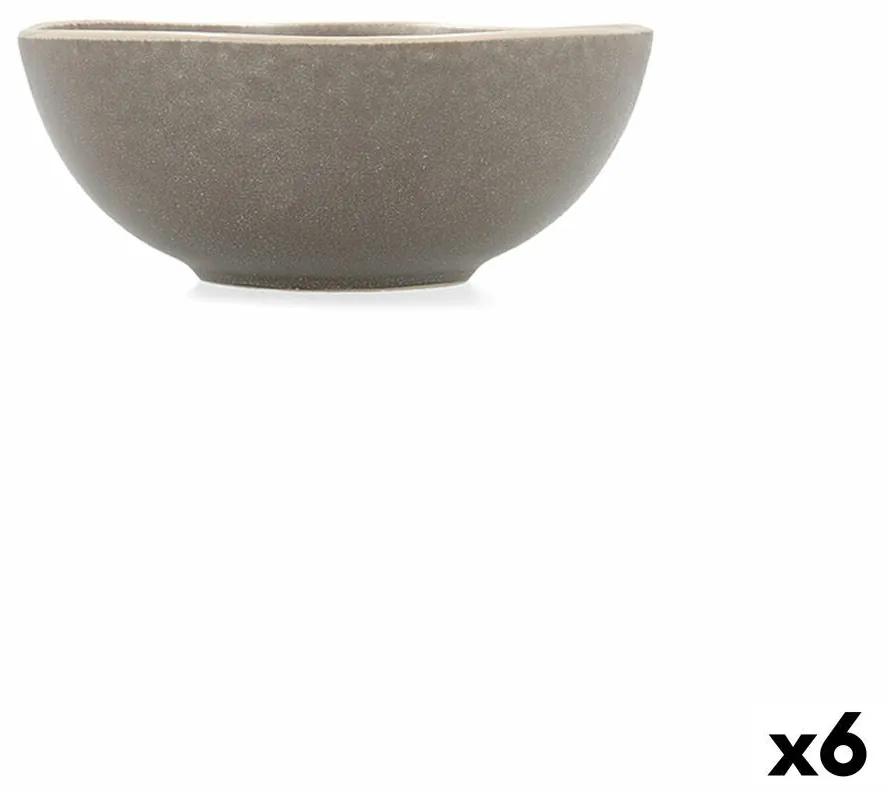 Ciotola Bidasoa Gio 16 x 6,5 cm Ceramica Grigio (6 Unità)