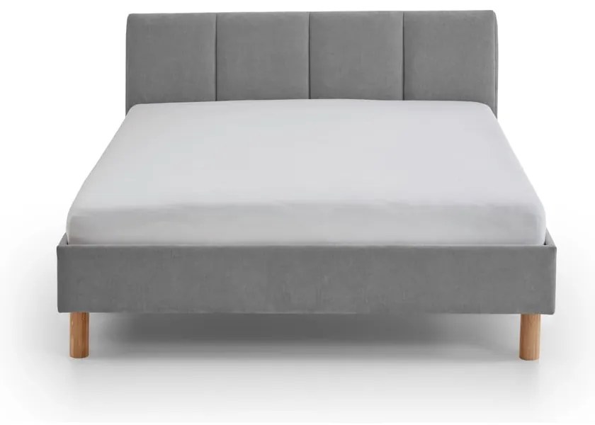 Letto matrimoniale imbottito grigio rete non inclusa 140x200 cm Joker – Meise Möbel