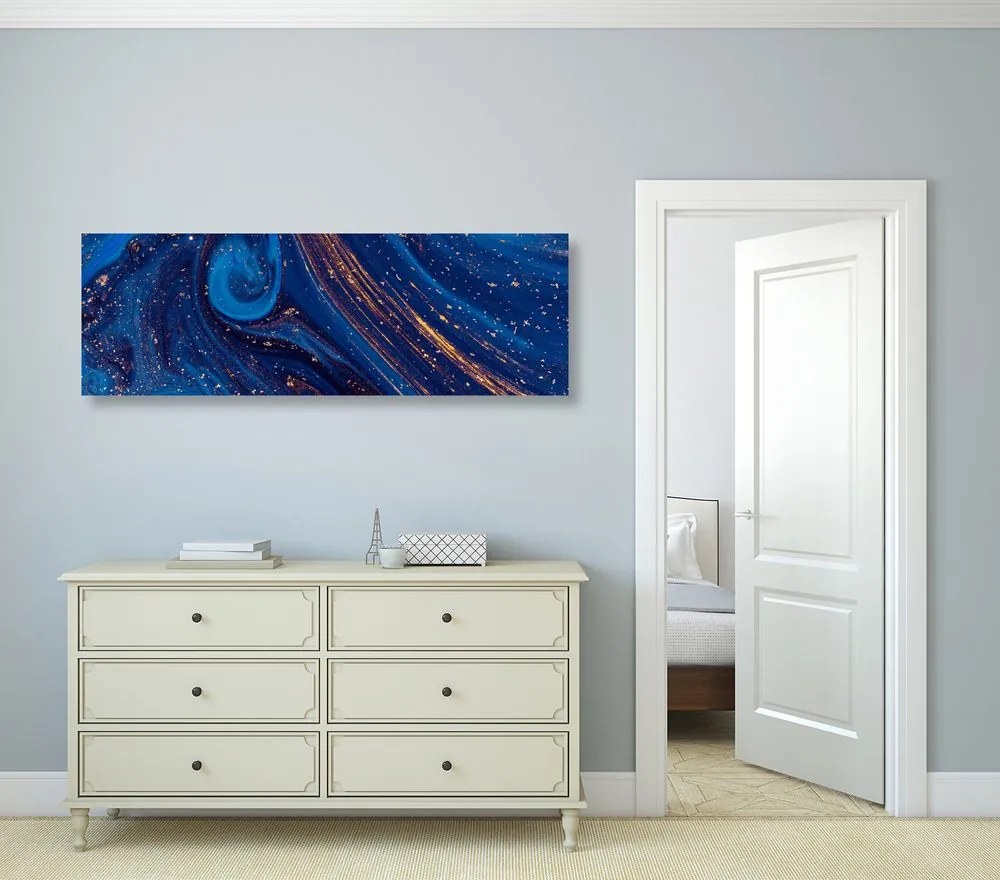 Quadro su tela – Astrazione blu