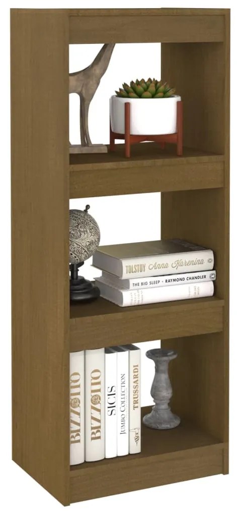 Libreria/Divisorio Miele 40x30x103,5 cm Legno Massello di Pino