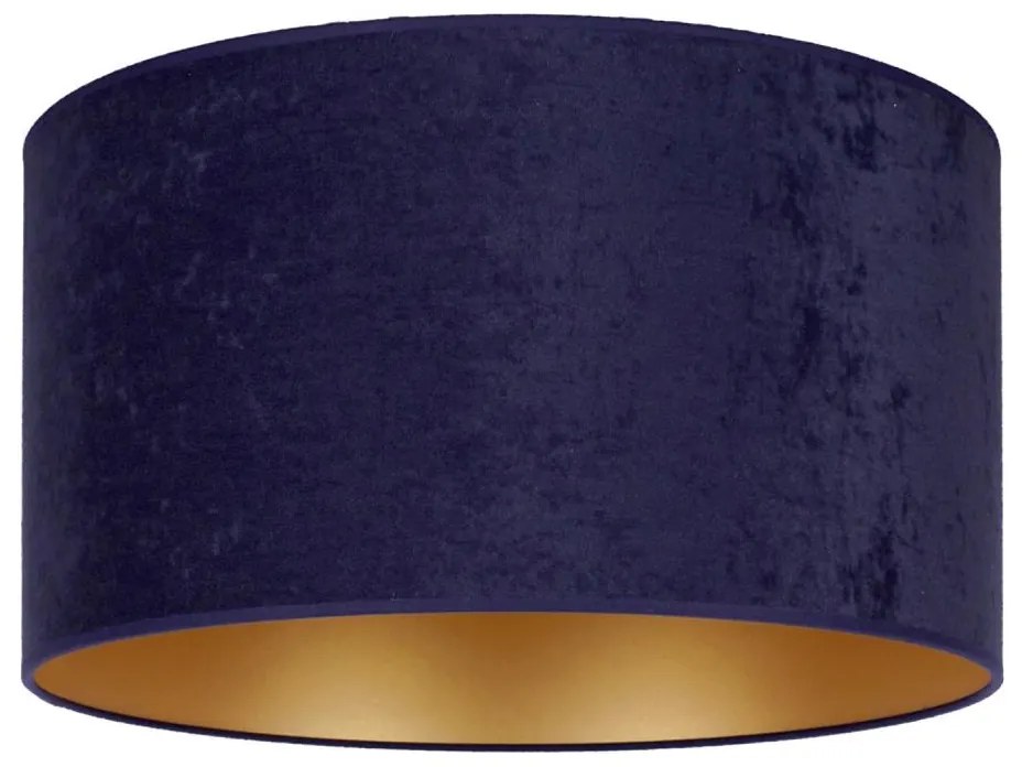 Duolla - Plafoniera ROLLER 1xE27/15W/230V diametro 40 cm blu/oro