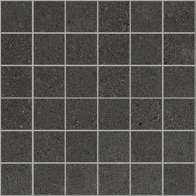 Mosaico 30x30 Effetto Pietra Gres Porcellanato Rettificato Dark Ceramica Sant Agostino Highstone CSAMHSDA30