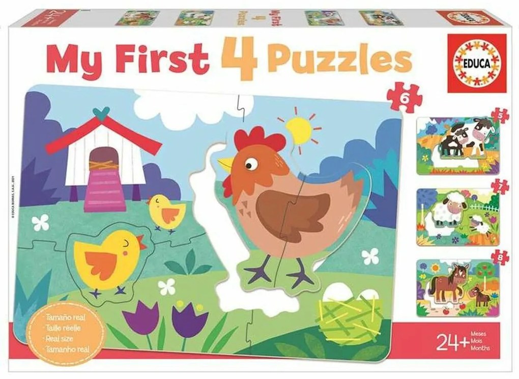 Puzzle Educa My First Puzzles 8 Pezzi (8 + 7 + 6 +5 pcs)