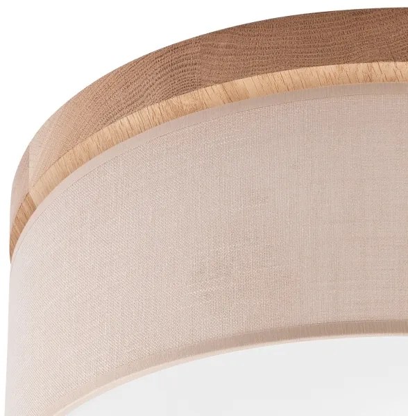 Brilagi - LED Plafoniera BELLADONNA 2xE27/15W/230V beige/quercia