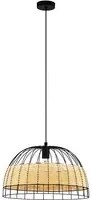 Lampadario Industrial Anwick 1 Luce Metallo Nero