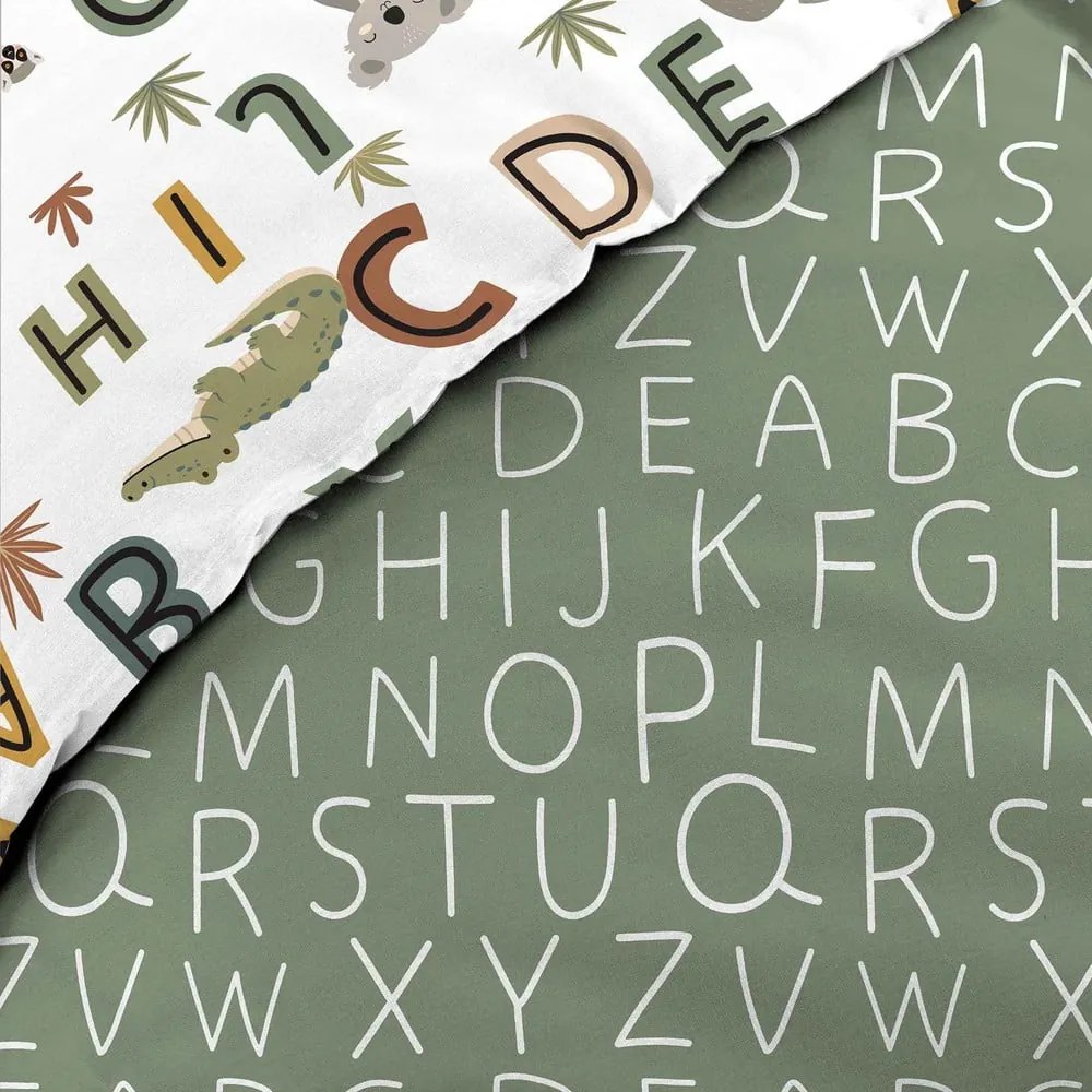 Set copripiumino e federa da bambini in cotone per letto singolo 140x200 cm Tigry – douceur d'intérieur