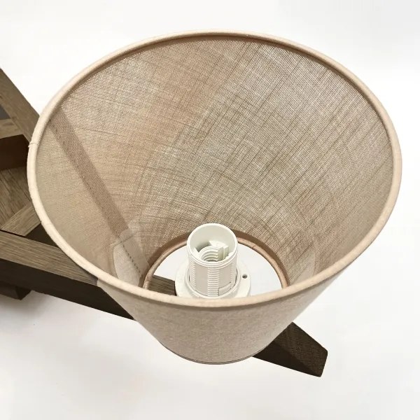 Brilagi - Lampadario LED ANTHONY 5xE14/40W/230V rovere noce