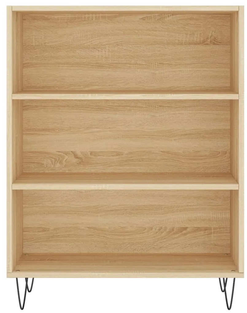 Libreria Rovere Sonoma 69,5x32,5x90 cm in Legno Multistrato