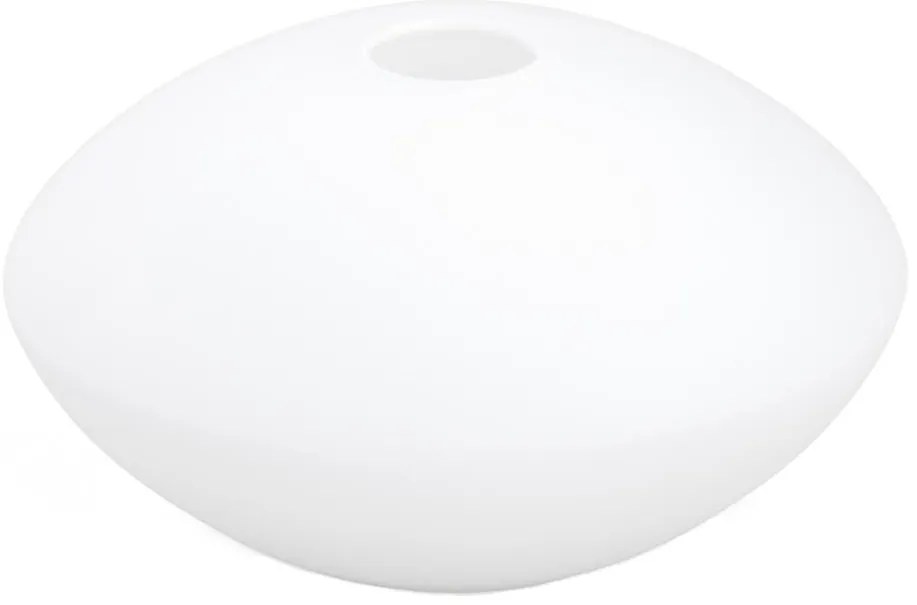 Vetro di ricambio per lampadario E14 diametro 15 cm bianco