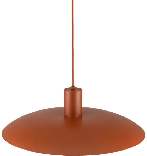 Lampadario a sospensione con filo ASTRA 1xE27/15W/230V diametro 41 cm color mattone