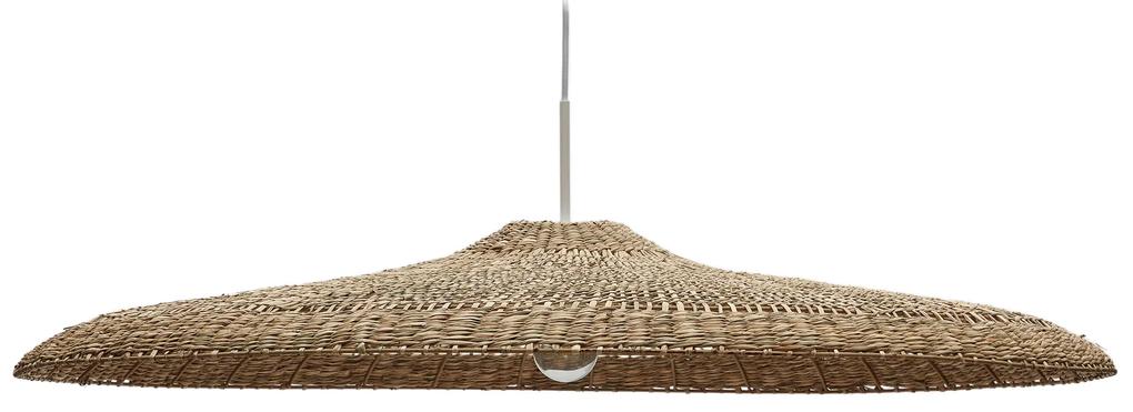 Kave Home - Paralume per lampada da soffitto Cruilles in fibre naturali finitura naturale Ã˜ 100 cm