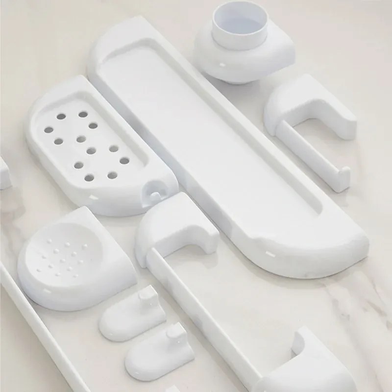 Mensola portasapone a muro 24 cm in ABS bianco Gioia