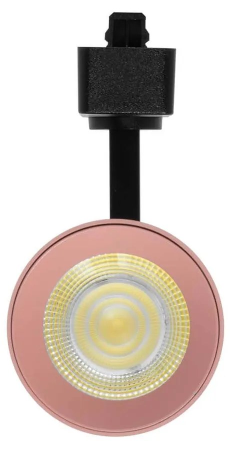 Faro LED 30W Monofase Rosa CRI92 CCT Bianco Variabile 38° Bridgelux LED Colore Bianco Variabile CCT