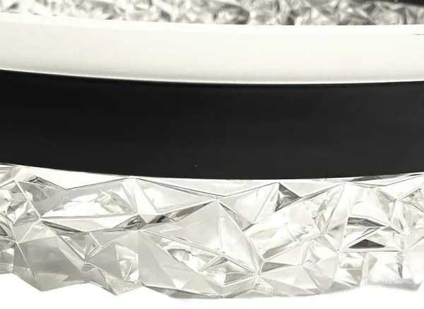 Lampadario a plafone LED dimmerabile LED/86W/230V 3000-6500K nero + telecomando