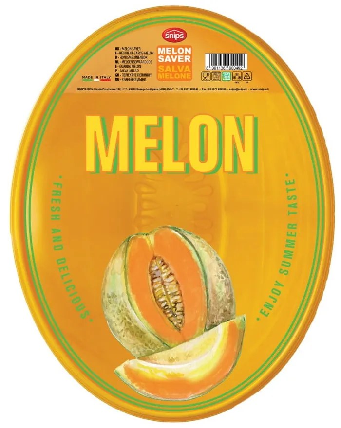 Vaso per melone giallo Melone, 2 l - Snips