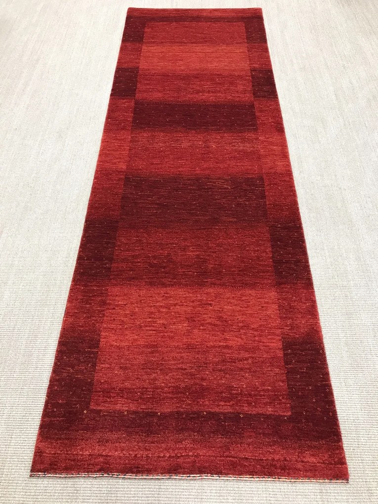 Loribaft Tappeto persiano 100 x 290 Rosso (Iran) Annodato A Mano