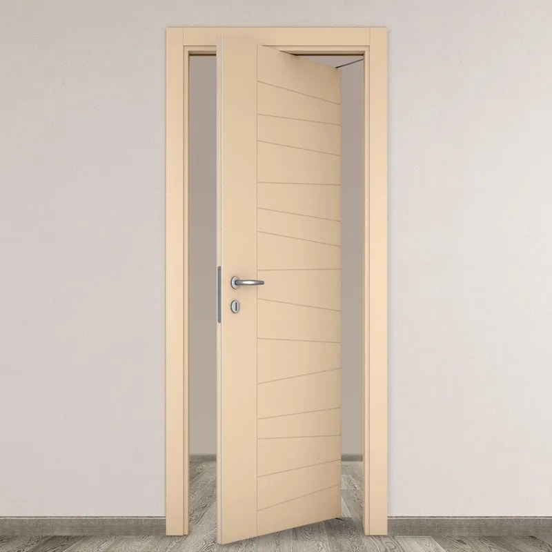 Porta rototraslante Madera beige L 80 x H 210 cm destra