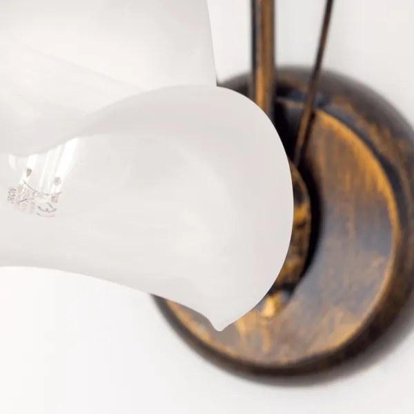 Orion WA 2-1372/1 - Applique SISI 1xE14/40W/230V bronzo/patina