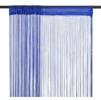 Tende a Filo 2 pz 100x250 cm Blu cod mxl 72781