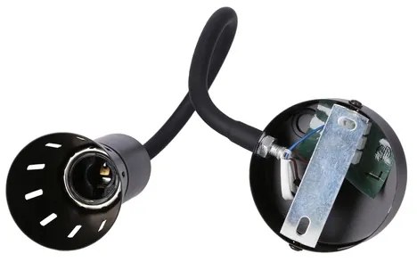 Lampada flessibile ARENA 1xE14/40W/230V nera