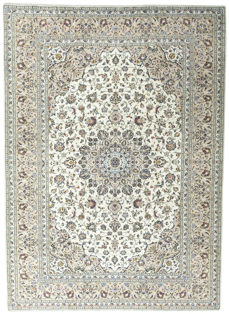 Kashan Tappeto persiano 250x350 Beige (Iran) Annodato A Mano