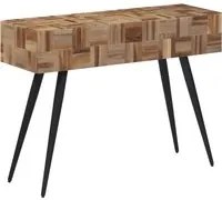 Tavolino Consolle 110x34x80 cm Teak Massello di Recuperocod mxl 110260