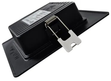 Lampada LED da incasso SQUARE LED/3W/230V 4000K 9x9 cm nero